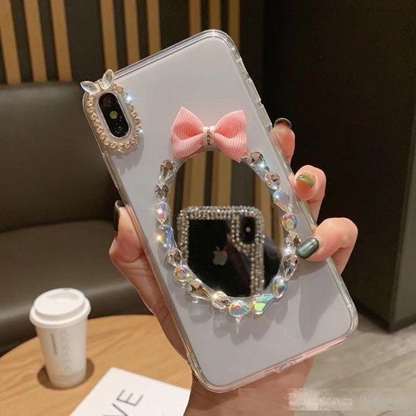 fashion clear black pc phone case mirror bowknot diamond phone shell butterfly bling covers for iphone 7 8plus xr x max 11 pro
fashion clear black pc phone case mirror bowknot diamond phone shell butterfly bling covers for iphone 7 8plus xr x max 11 pro
