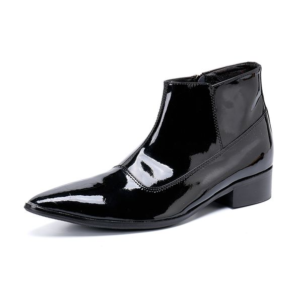 boots plus size 2021 pointed toe ankle high heel men cowboy shoes patent genuine leather python skin punk winter, Black
boots plus size 2021 pointed toe ankle high heel men cowboy shoes patent genuine leather python skin punk winter, Black