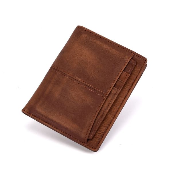 men oil wax cowhide wallet vintage bifold small clutch money bags short rfid multi card holder birthday gift male, Red;black
men oil wax cowhide wallet vintage bifold small clutch money bags short rfid multi card holder birthday gift male, Red;black