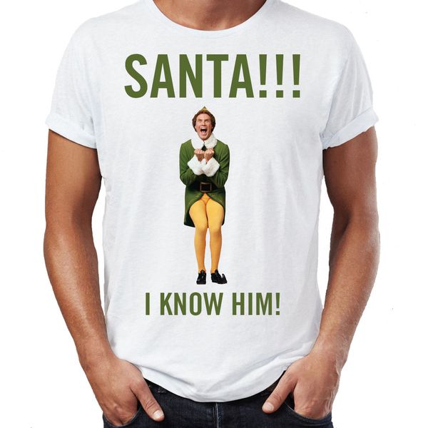 santa i know himfunny buddy the elf christmas gift mens womens t shirt funny short sleeve cotton t-shirts tee
santa i know himfunny buddy the elf christmas gift mens womens t shirt funny short sleeve cotton t-shirts tee
