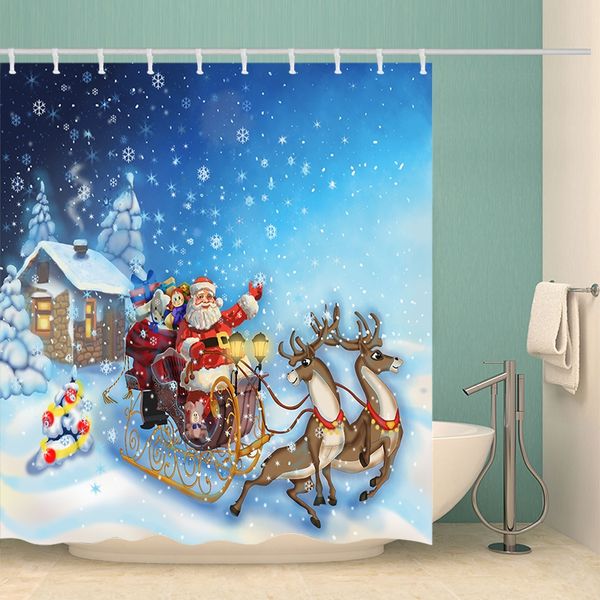 180x200mm christmas shower curtain waterproof sanitary partition bath curtain with 12 hooks christmas gift for home decor
180x200mm christmas shower curtain waterproof sanitary partition bath curtain with 12 hooks christmas gift for home decor