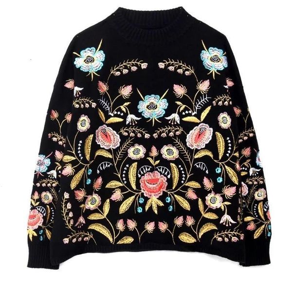 lanmrem 2020 round collar flowers embroidery loose korean autumn autumn long sleeve woman's new fashion sweater fa50001, White;black
lanmrem 2020 round collar flowers embroidery loose korean autumn autumn long sleeve woman's new fashion sweater fa50001, White;black