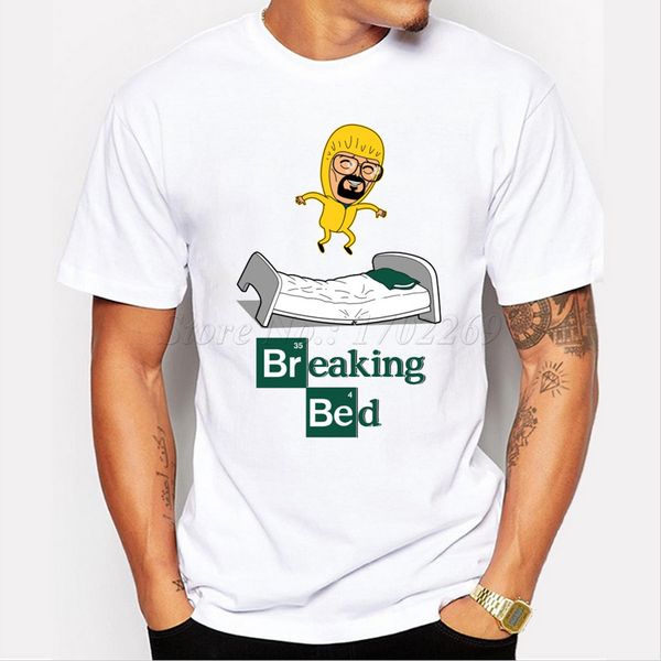 new brand men cartoon printed breaking bad/bed funny t shirt short sleeve creative design male hipster fashion tee for boy
new brand men cartoon printed breaking bad/bed funny t shirt short sleeve creative design male hipster fashion tee for boy
