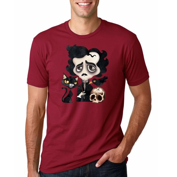 edgar allan poe men t-shirt