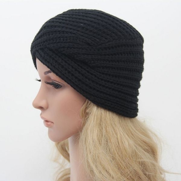 party hats 1 pc women beanie knitted crochet headband hairband turban headwrap winter warm hat solid color
party hats 1 pc women beanie knitted crochet headband hairband turban headwrap winter warm hat solid color