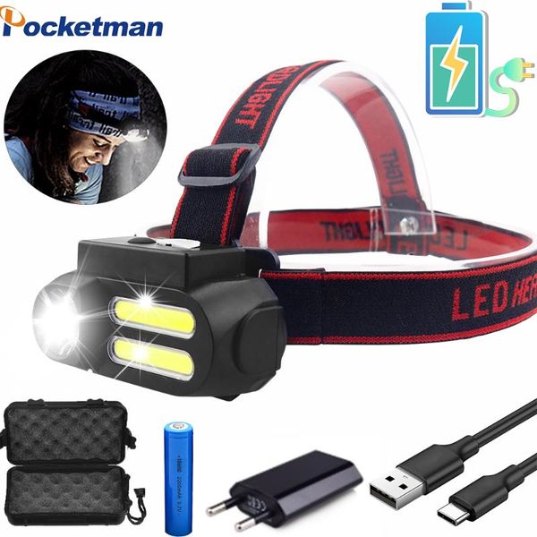 headlamps utral bright led headlamp cob work light 4 lighting mode waterproof headlight powered by 18650 battery suit for night
headlamps utral bright led headlamp cob work light 4 lighting mode waterproof headlight powered by 18650 battery suit for night