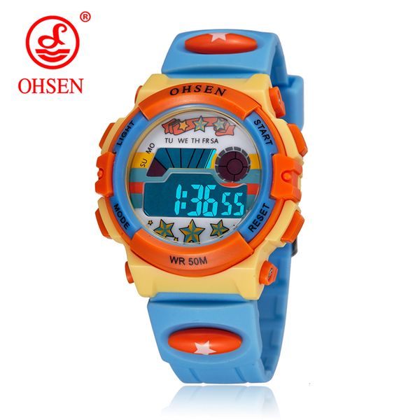 ohsen kids watches electronic 5bar waterproof clocks outdoor sport children watches fashion digital boys watch relogio masculino, Slivery;brown
ohsen kids watches electronic 5bar waterproof clocks outdoor sport children watches fashion digital boys watch relogio masculino, Slivery;brown