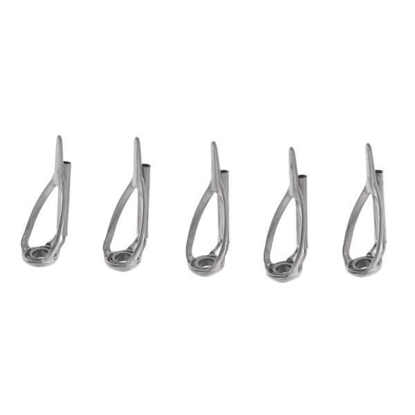 5pcs double leg fishing rod pole guides tips eye rings repair kit diy fishing tool 4 sizes
5pcs double leg fishing rod pole guides tips eye rings repair kit diy fishing tool 4 sizes