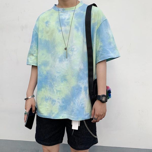 men's tie dye gradient loose fashion harajuku t-shirts print hip hop short sleeve male couple streetwear casual t shirt men kg-1295, White;black
men's tie dye gradient loose fashion harajuku t-shirts print hip hop short sleeve male couple streetwear casual t shirt men kg-1295, White;black