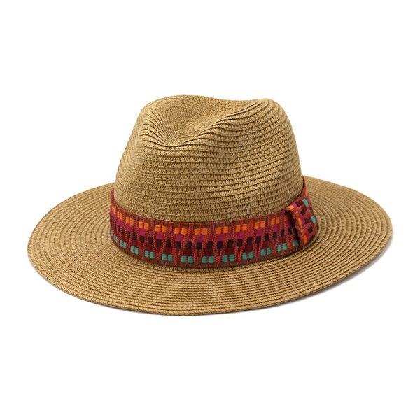 new summer panama straw hats for women cowboy sun wide brim jazz hat embroidered ribbon uv protection cap chapeau femme, Blue;gray
new summer panama straw hats for women cowboy sun wide brim jazz hat embroidered ribbon uv protection cap chapeau femme, Blue;gray