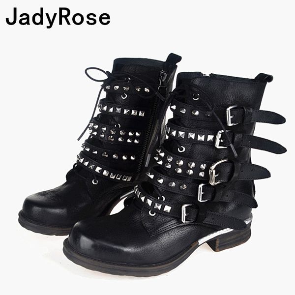 women winter motorcycle boots round toe zapatos mujer gladiator knight botas mujer with rivets ladies boots flats botines, Black
women winter motorcycle boots round toe zapatos mujer gladiator knight botas mujer with rivets ladies boots flats botines, Black