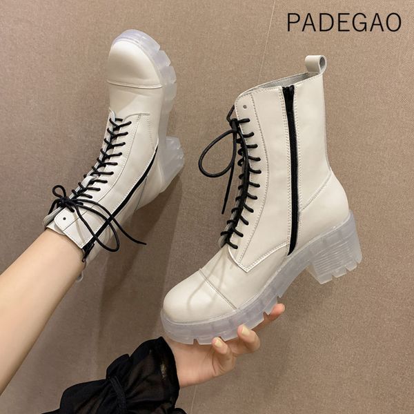 women boots 2020 fashion streetwear ankle boots for women korean high heel, Black
women boots 2020 fashion streetwear ankle boots for women korean high heel, Black