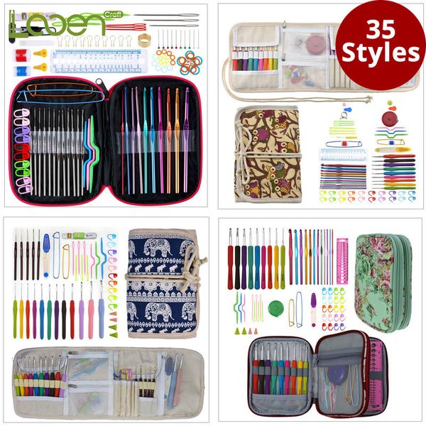 crochet hooks set with case 35 styles knitting needles set diy needle arts craft scissors stitch markers sewing tools, Black
crochet hooks set with case 35 styles knitting needles set diy needle arts craft scissors stitch markers sewing tools, Black