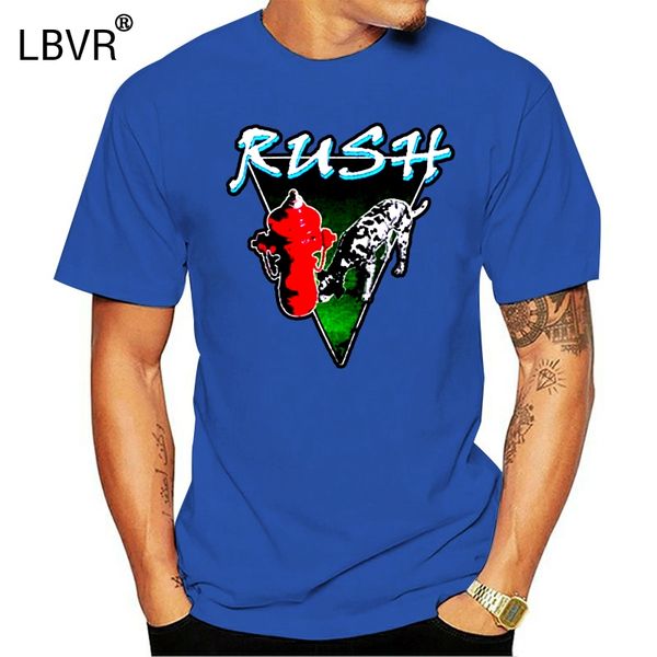 rush t-shirt signals 1983 european tour with dates brand new authentic rock tee