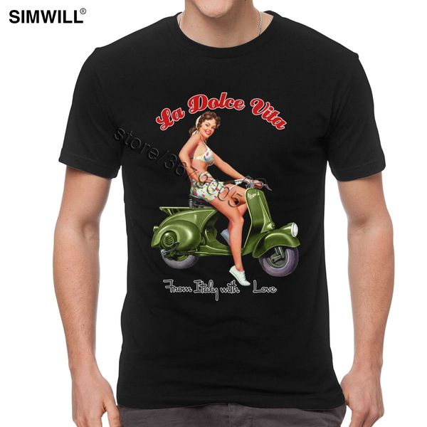 fashion movie la dolce vita t shirt men retro biker t-shirt crew neck short sleeved cotton scooter tee
fashion movie la dolce vita t shirt men retro biker t-shirt crew neck short sleeved cotton scooter tee