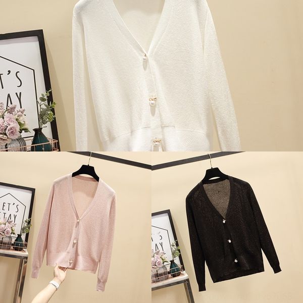 2020 knitwear spring and autumn new large size age-reducing knitwear bright silk graceful short loose western style v-neck cardigan lmndy lm, White;black
2020 knitwear spring and autumn new large size age-reducing knitwear bright silk graceful short loose western style v-neck cardigan lmndy lm, White;black