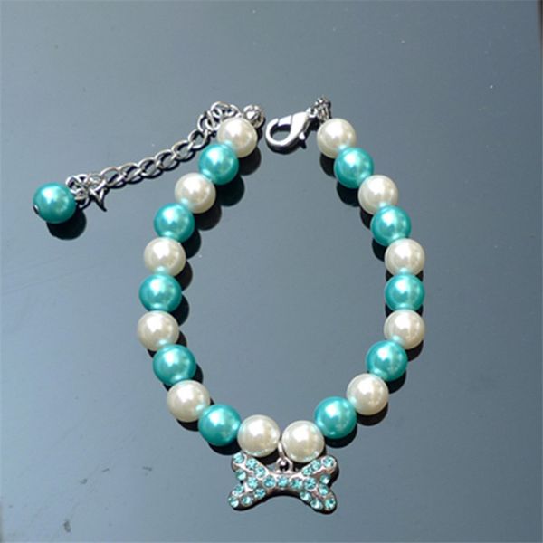 fashion dog necklace pet puppy dog cat pearl jewelry decorative collar pet accessories bone pendant for small dogs cats supply
fashion dog necklace pet puppy dog cat pearl jewelry decorative collar pet accessories bone pendant for small dogs cats supply