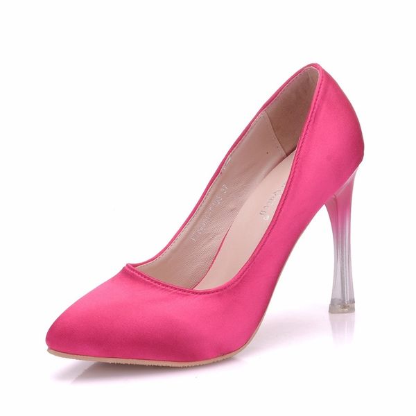 women pumps wedding party banquet silk slip on .5cm thin high heels pointed toe shoes for women shoes 2020 size 35-42, Black
women pumps wedding party banquet silk slip on .5cm thin high heels pointed toe shoes for women shoes 2020 size 35-42, Black