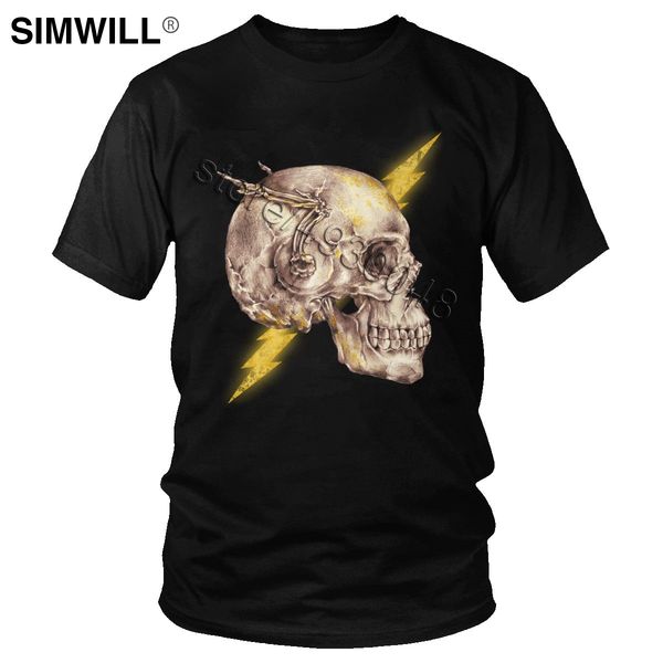 handsome flash skull tshirt mens graphic pure cotton tees o neck short sleeves horror t-shirt punk death skull t shirt gift
handsome flash skull tshirt mens graphic pure cotton tees o neck short sleeves horror t-shirt punk death skull t shirt gift