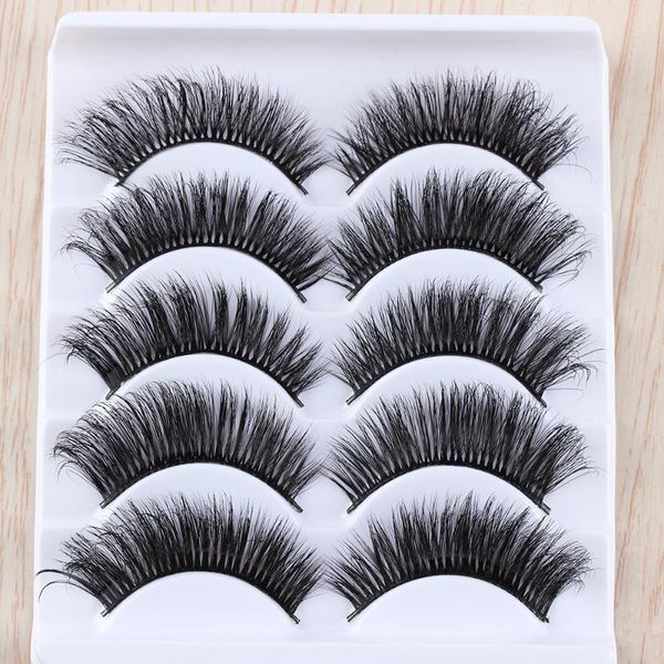 5 pairs 3d faux soft mink hair false eyelashes extension messy cross thick natural fake eye lashes makeup big eye long lashes
5 pairs 3d faux soft mink hair false eyelashes extension messy cross thick natural fake eye lashes makeup big eye long lashes