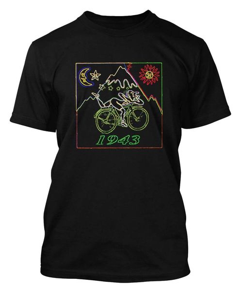 bicycle day bike trip lsd acid t shirt dr albert hofmann t-shirt acid party dtg1