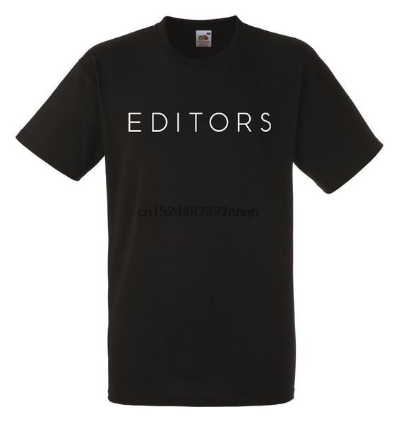 editors logo mens black rock fashion men t shirt
editors logo mens black rock fashion men t shirt