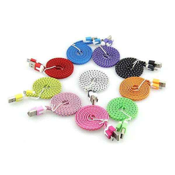 10ft 6ft 3ft noodle flat braid charging cord sync fabric micro wire usb data woven cable for all smartphone 1000pcs
10ft 6ft 3ft noodle flat braid charging cord sync fabric micro wire usb data woven cable for all smartphone 1000pcs