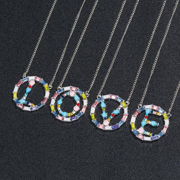 bauble initial letter a-z colorful rhinestone letter necklace name women accessories gift bohemian jewelry, Silver
bauble initial letter a-z colorful rhinestone letter necklace name women accessories gift bohemian jewelry, Silver