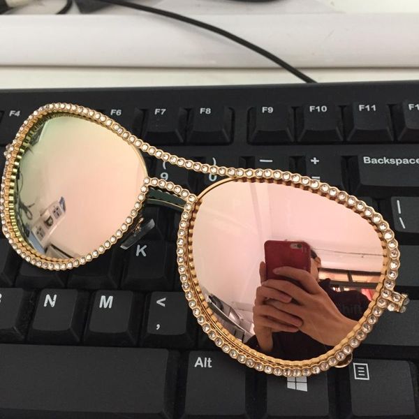 sunglasses hbk pilot women decorative rhinestone brand designer copper frame hd clear lens double bridge sun glasses, White;black
sunglasses hbk pilot women decorative rhinestone brand designer copper frame hd clear lens double bridge sun glasses, White;black