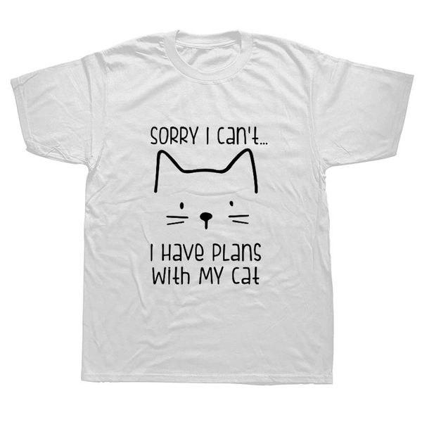sorry i have plans with my cat funny t shirts men summer cotton harajuku short sleeve o neck streetwear black t-shirt
sorry i have plans with my cat funny t shirts men summer cotton harajuku short sleeve o neck streetwear black t-shirt