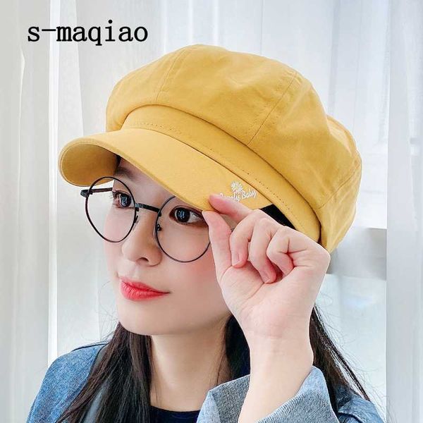 stingy brim hats women's suede embroidery sboy caps flat visor cap spring female autumn winter artist painter hat, Blue;gray
stingy brim hats women's suede embroidery sboy caps flat visor cap spring female autumn winter artist painter hat, Blue;gray
