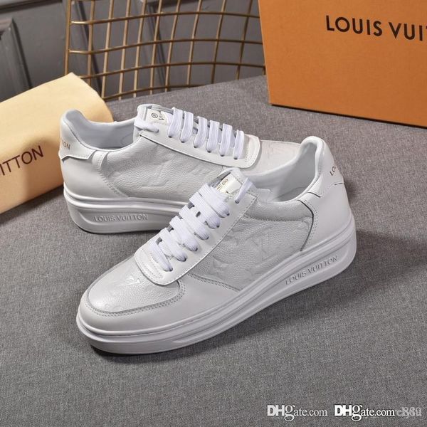 rivoli sneakers white black leather letters printed speed coach triple platform men s ms luxury flat casual shoes size 36-4, Red;white