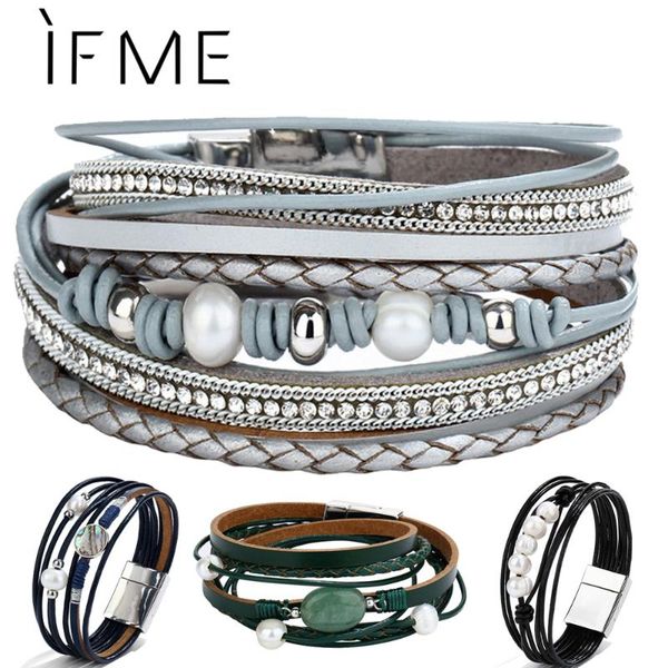 vintage acrylic punk mock pearl leather bracelet for woman or men round multiple braided bracelets fashion jewelry gift, Golden;silver
vintage acrylic punk mock pearl leather bracelet for woman or men round multiple braided bracelets fashion jewelry gift, Golden;silver