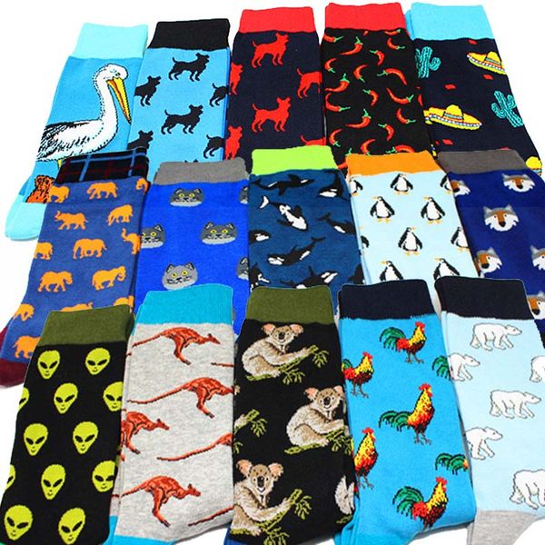 fashion hip hop cartoon men socks animal fruit personality skateboard breathable happy socks calcetines hombre, Black
fashion hip hop cartoon men socks animal fruit personality skateboard breathable happy socks calcetines hombre, Black