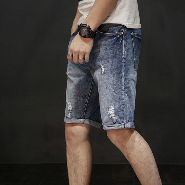 stretch slim short jeans men's clothing blue men's denim shorts summer new thin style
stretch slim short jeans men's clothing blue men's denim shorts summer new thin style