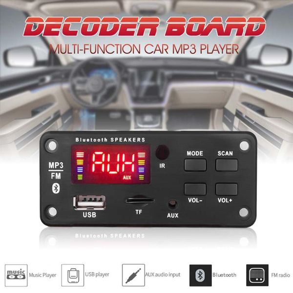 wireless bluetooth decoder board car audio module support usb tf fm radio 5v 12v mp3 
wireless bluetooth decoder board car audio module support usb tf fm radio 5v 12v mp3