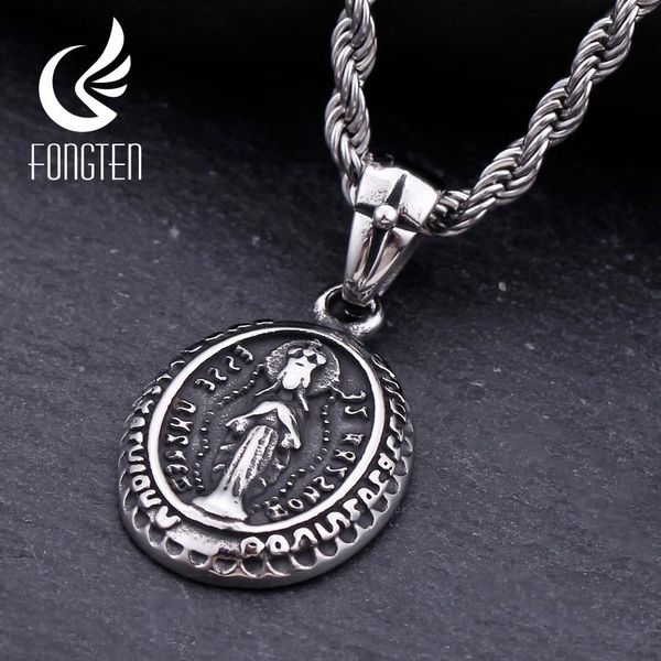 fongten урожай круглого очернить бог ожерелье качества стало long chain благослови подвеска мужской моды ожерелье ювелирных изделий, Silver
fongten урожай круглого очернить бог ожерелье качества стало long chain благослови подвеска мужской моды ожерелье ювелирных изделий, Silver