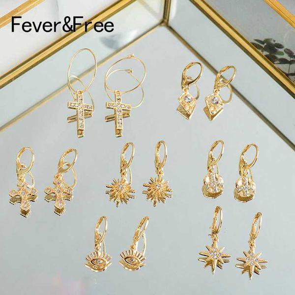 fever&new gold small hoop earring for women cross rhinestone circle earring set accesorios mujer pendientes mujer moda 2020, Golden;silver
fever&new gold small hoop earring for women cross rhinestone circle earring set accesorios mujer pendientes mujer moda 2020, Golden;silver
