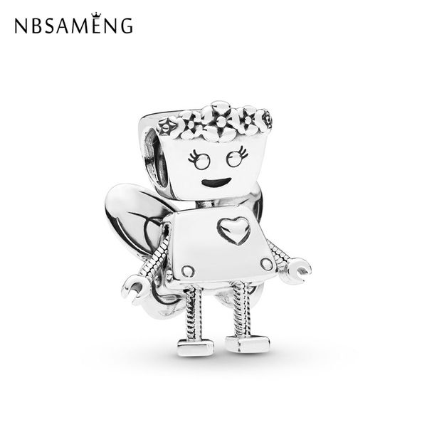 sterling silver 925 original charms beads fit bracelet diy flower heart robot forever charm jewelry making
sterling silver 925 original charms beads fit bracelet diy flower heart robot forever charm jewelry making