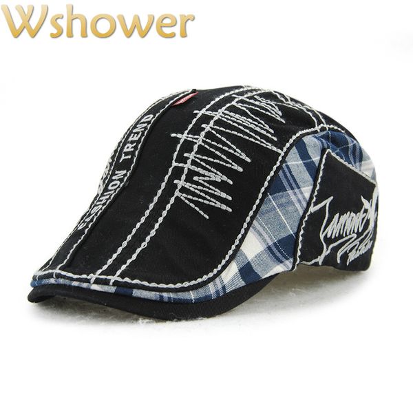 jamont tan black gray navy red spring sun hat french classic plaid mens berets flat cap male peaked cap patchwork newsboy gorras, Blue;gray
jamont tan black gray navy red spring sun hat french classic plaid mens berets flat cap male peaked cap patchwork newsboy gorras, Blue;gray