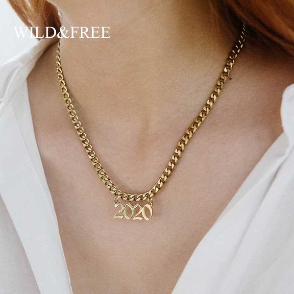 wild&stainless steel year number 2020 thick chain necklaces jewelry for women gold curb cuban chains choker necklace gift, Golden;silver
wild&stainless steel year number 2020 thick chain necklaces jewelry for women gold curb cuban chains choker necklace gift, Golden;silver