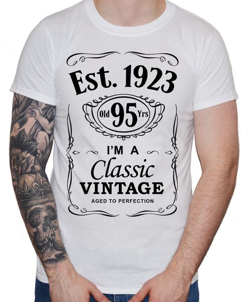 2019 cool tee shirt men's 95th birthday t-shirt 1923 vintage man ninety fifth 95 years gift summer t-shirt
2019 cool tee shirt men's 95th birthday t-shirt 1923 vintage man ninety fifth 95 years gift summer t-shirt