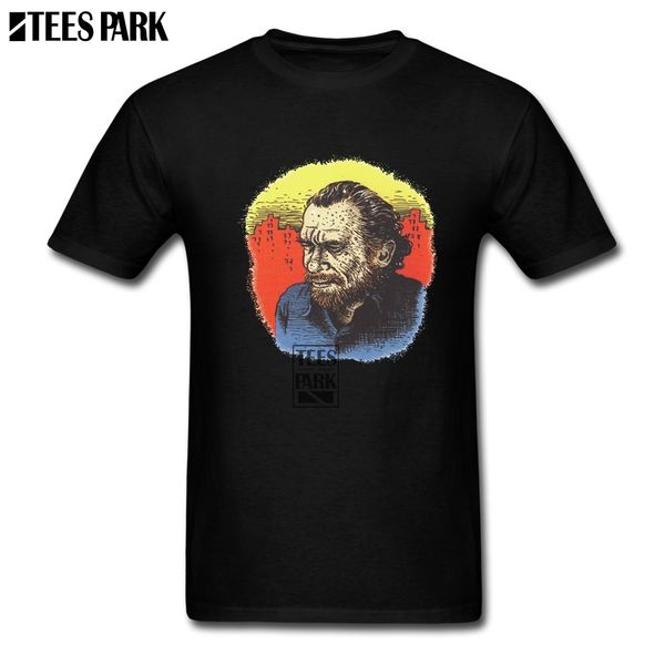 t shirt cool charles bukowski printed t shirts men natural cotton short sleeve t-shirt printing men t shirt dress plus size