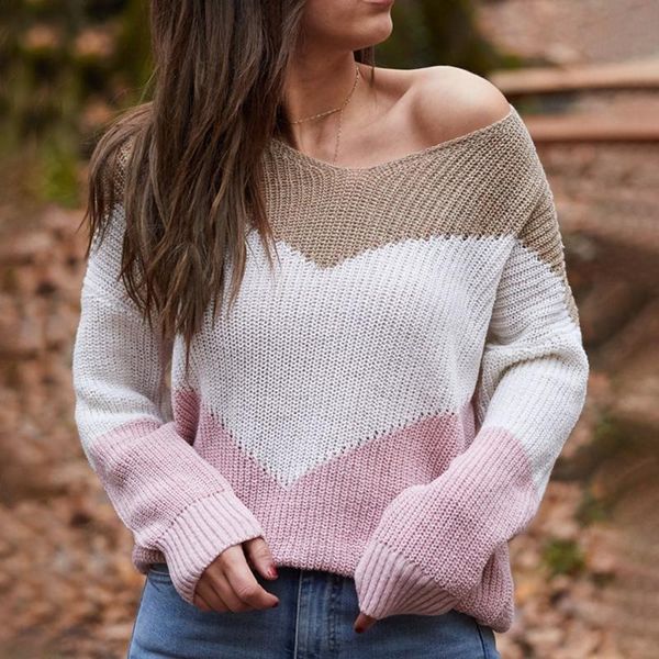 sweaters women winter 2020 knitted clothes fashion women patchwork knit warm sweater female loose casual large size clothes, White;black
sweaters women winter 2020 knitted clothes fashion women patchwork knit warm sweater female loose casual large size clothes, White;black