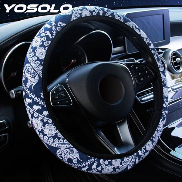 yosolo elephant print universal suitable for 37-38cm car steering covers car decoration anti-slip steering wheel cover
yosolo elephant print universal suitable for 37-38cm car steering covers car decoration anti-slip steering wheel cover