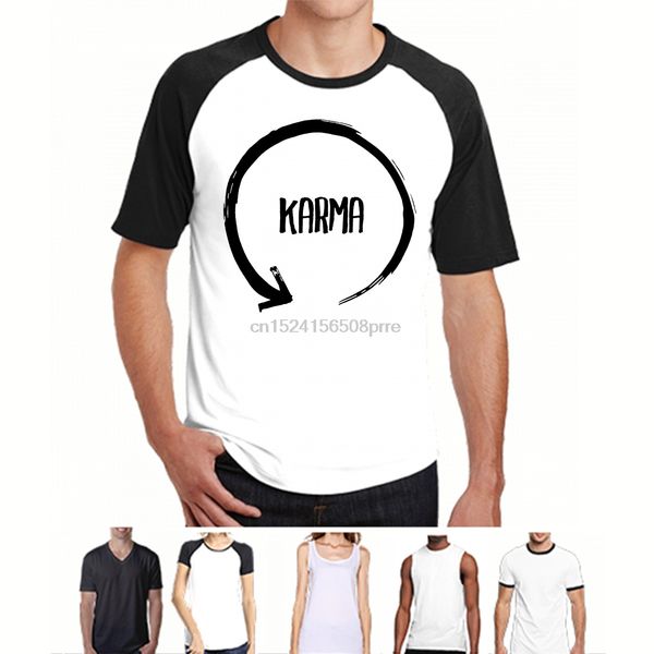 funny men t shirt white t-shirt tshirts black tee karma women cotton short sleeves crew neck t shirt for famale lw1
funny men t shirt white t-shirt tshirts black tee karma women cotton short sleeves crew neck t shirt for famale lw1