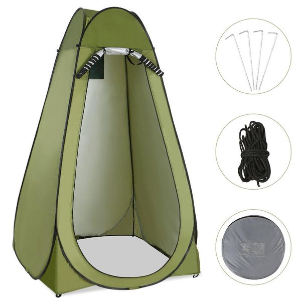 outdoor camping tent p-op up tent privacy shelter portable outdoor shower toilet changing room for camping and beach
outdoor camping tent p-op up tent privacy shelter portable outdoor shower toilet changing room for camping and beach