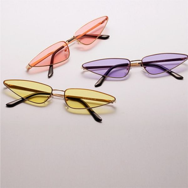 ay-zhang 6 colors vintage sunglasses for modern lady pink/yellow fashion women eyewear portable use light vacation style, White;black
ay-zhang 6 colors vintage sunglasses for modern lady pink/yellow fashion women eyewear portable use light vacation style, White;black