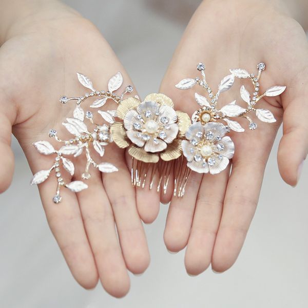 hair clips & barrettes vintage gold leaf women comb bridal clip flower pearls wedding jewelry handmade piece accessories, Golden;silver
hair clips & barrettes vintage gold leaf women comb bridal clip flower pearls wedding jewelry handmade piece accessories, Golden;silver