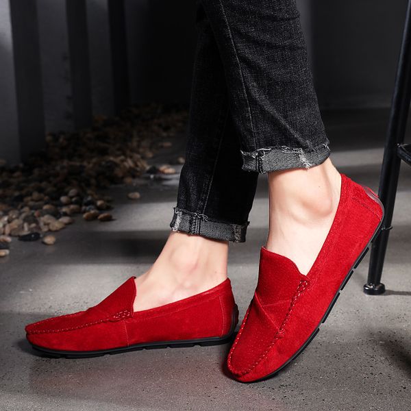 2020 new style autumn mens foreign trade moccasin-gommino korean-style casual individualized and popular lazy mens shoes, Black
2020 new style autumn mens foreign trade moccasin-gommino korean-style casual individualized and popular lazy mens shoes, Black